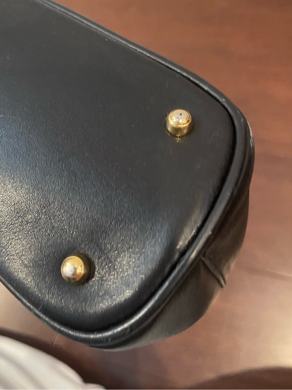 Gucci black bag with bamboo handles - Picture 6 of 16